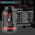 Gorilla Mind Elite MultiVitamin (180 Capsules) Daily Multivitamin Formulated for Peak Performance 27 Nutrients to Backfill Micronutrient Shortcomings