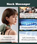 Dojavop Neck Massager With Heat Cordless Deep Tissue Massager For Neck And Shoulder Pain Relief Bionic Hand Electric Cervical Back Massager