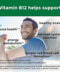 Nature Made Vitamin B12 Extra Strength B12 Vitamin Supplement For Energy Metabolism 60 Softgels 3000 Mcg