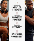 Force Factor Legendary Creatine Chews 5G Creatine Monohydrate Build Muscle Improve Strength & Recovery Support Memory & Cognitive Function Sugar Berry Blast 60 Soft Chews