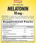 Sundance Melatonin 10Mg Gummies For Adults 60 Count Mixed Berry Flavor Vegan Nongmo And Gluten Supplement