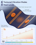 Conlwin 68" Cordless Heating Pad For Back Pain Relief With 5 Heat & 6 Vibration Lower Back Massager With 4D Butterfly Support Portable Heating Pad For Women Men Mom Dad