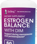 Dr. Berg's Estrogen Balance with DIM Diindolylmethane - Natural Estrogen Supplements for Women & Men - DIM Supplement with BioPerine - Hormonal Acne Treatment