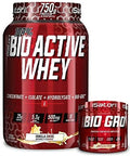 Isatori Bio-Gro Vanilla Ice Cream (60 Servings) & Bio-Active Whey Protein Powder Vanilla Swirl (30 Servings)