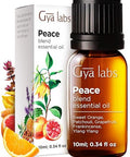 Gya Labs Peace Essential Oil Blend For Diffuser Aromatherapy Candle Making & Diy - Ingredients Of Frankincense Grapefruit & Patchouli (0.34 Fl Oz)