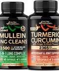 Nutraharmony Mullein Leaf Extract & Turmeric Curcumin Capsules