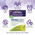 Boiron Sleepcalm Sleep Aid For Deep Relaxing Restful Nighttime Sleep - Melatonin-Free And Non Habit-Forming - Dissolvable Tablets 180 Count
