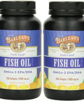 Barlean'S Fresh Catch Fish Oil 250 Softgels 1000 Mg Orange Flavored Pack Of 2
