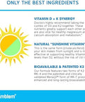BioEmblem Vitamin D3 K2 (5000IU and 200mcg) and Women's Multivitamin