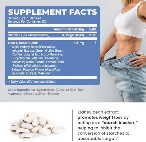 Nobi Nutrition Day And Night Time Fat Burner Bundle For Women 24/7 Weight Loss With Thermogenic Raspberry Ketones Appetite Suppressant Metabolism Booster And Belly Fat Reducer 120 Count Each