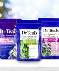 Dr Teal'S Epsom Salt Trio Set (Three 14Oz Bags) - Relax & ReliefMelatonin Soak& Black Elderberry - Give The Of Relaxation - Soothe Aches Wtih At Home Spa Kit