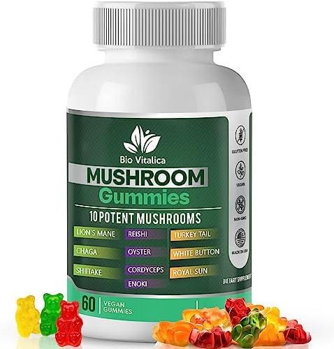 BIO VITALICA Sea Moss Ashwagandha Gummies and Mushroom Gummies (Bundle)
