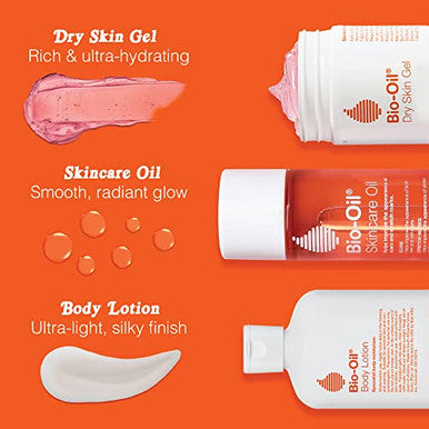 Biooil Skincare Set & Skincare Body Oil Vitamin E Serum For Scars & Stretchmarks Dermatologist Recommended All Skin Types 6.7 Oz
