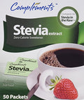 COMPLEMENTS Zero Calorie Sweetener with Stevia Extract (50 packets)