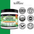 Bioschwartz Super Greens Powder With Probiotics Prebiotics And Digestive Enzymes (30 Servings) Plus Elderberry Gummies With Zinc And Vitamin C For Adults Immune Support (1 Month Supply)