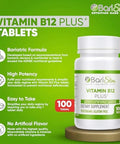 Barislim Vitamin B12 Plus Tablets - Bariatric Formulated For Post Weight Loss Surgery, Including Gastric Bypass & Gastric Sleeve - Supports Energy Levels & Overall Health Cherry Flavor