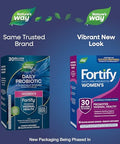 Nature'S Way Fortify Women S Probiotic 30 Billion Cfu Daily Multi-Strain Probiotic For Digestive Vaginal And Immune Support Once-Daily Capsule No Refrigeration Required 30 Capsules