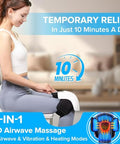 Holloii 4-In-1 Knee Massager Deep Heat Red Light Vibration & 3D Massage Cordless And Portable With Large Led Screen Ideal For Joint Pain Relief & Post-Workout Recovery For Families And Friends