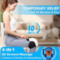 Holloii 4-In-1 Knee Massager Deep Heat Red Light Vibration & 3D Massage Cordless And Portable With Large Led Screen Ideal For Joint Pain Relief & Post-Workout Recovery For Families And Friends