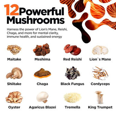 Kiki Green 12 Mushroom Powder 4 Oz