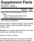 Nature's Blend Ginkgo Biloba By Nature's Blend 60 Caps 40 Mg