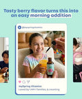 Joyspring Liquid Chlorophyll Drops For Kids | Super Greens For Kids Infused With Elderberry & Chlorophyll For Bad Breath | Sugar Free Body Deodorizing Supplement (1 Fl Oz Berry Flavor 30 Servings)