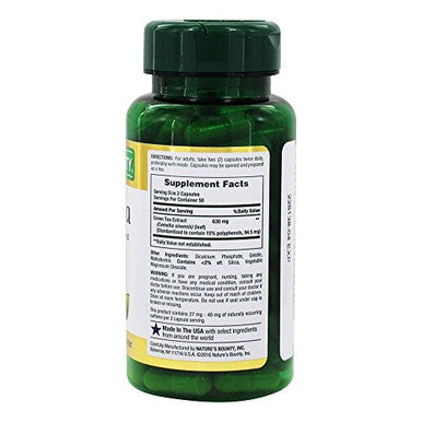 Nature's Bounty Green Tea Extract ( ) 315Mg 100 Capsules Pack Of 2