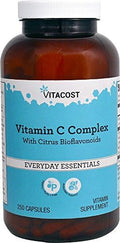 Vitacost Buffered C w/ Bioflavonoid Complex 1000 mg per serving 250 Capsules