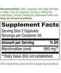 Nature'S Way Marshmallow Root 480 Mg, 100 Capsules, Pack Of 2