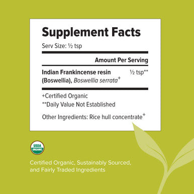 Banyan Botanicals Boswellia Powder Organic Indian Frankincense Resin Ayurvedic Joint Support For Healthy And Comfortable Movement* Spice Jar Non-Gmo, Sustainably Sourced, Vegan