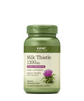 Gnc Herbal Plus Milk Thistle 1300Mg | Standardized Herb, Supports Healthy Liver Function, Vegetarian | 120 Caplets