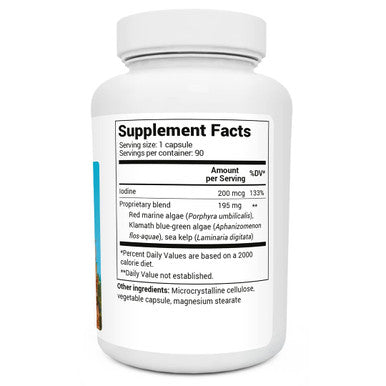 Dr. Berg's Sea Kelp Enhanced Blue-Green Algae & Red Algae 90 Capsules