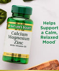 Nature'S Bounty Calcium Magnesium & Zinc Caplets, Immune & Supporting Bone Health, 100 Count