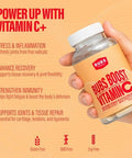 BUBS Naturals BUBS Boost Vitamin C with Bioflavonoids: Antioxidant and Immune Support Vitamin for Active Lifestyles and Collagen Production (90 Count)