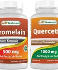 Best Naturals Bromelain 500 mg & Quercetin 1000 mg