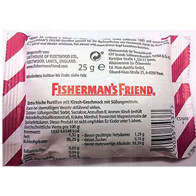 Fisherman'S Friend Cherry Menthol Lozenges-Pack Of 24 Personal Care