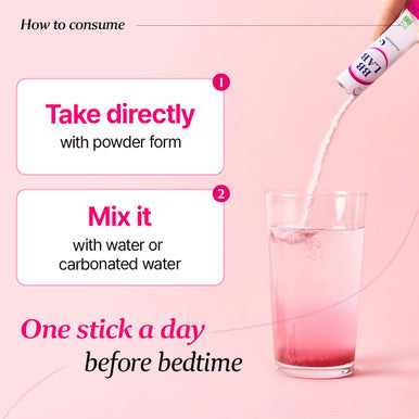 BB LAB Good Night Low Molecular Collagen Powder Stick Supplement Halal Certified Korean Marine Collagen Fish Collagen Peptides Vitamin C Glycine Fast Absorption Mix Berry Flavor