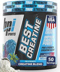Bpi Sports Best Creatine Creatine Monohydrate Powder For Men & Women Himalayan Salt Strength Pump Endurance Muscle Growth Muscle Definition No Bloat Snow Cone 50 Servings 10.58 Oz