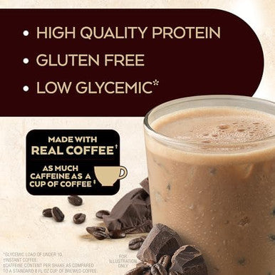 Atkins Mocha Latte Protein Shake Vanilla Caramel Pretzel Protein Bar Bundle 15G Protein Low Glycemic Keto Friendly