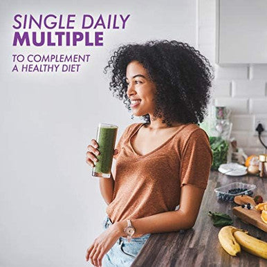 Bluebonnet Nutrition Multi One (Iron ) Vegetable Capsules For Complete Full Spectrum Multiple B Vitamins General Health Gluten Milk Kosher 60 Vegetable Capsules 2 Month Supply