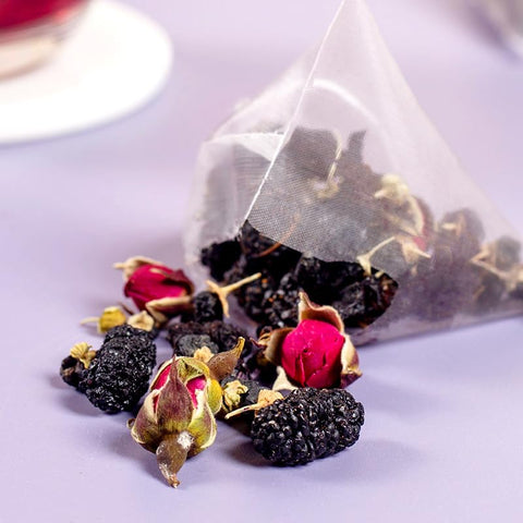 Mulberry Black Wolfberry Rose Tea 7.05oz / 200g, mixed flower fruit tea Ã¯Â¼Å’Good tea, a healthy drink.