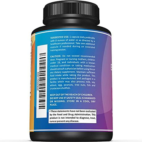 Sunergetic Premium Electrolyte Capsules " Support For Keto Low Carb Rehydration & Recovery Electrolyte Tablets " Includes Electrolyte Salts Magnesium Sodium Potassium " 100 Capsules