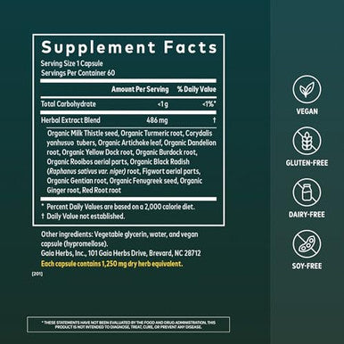 Gaia Herbs Liver Cleanse 30 Servings