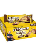 Fit Crunch Wafer Protein Bars 16G Of Protein & 3G Of Sugar (9 Bars Chocolate Peanut Butter)