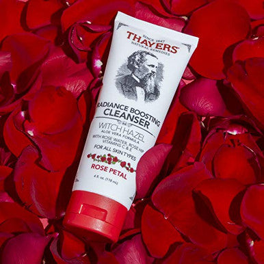 Thayers Rose Petal Radiance Boosting Cleanser With Vitamin C And Vitamin E 4 Ounces
