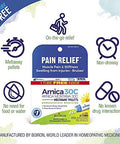 Boiron Arnica Montana 30C Homeopathic Medicine For Relief From Muscle Pain Muscle Stiffness Swelling From Injury And Discoloration From Bruises 3 Count (240 Pellets)