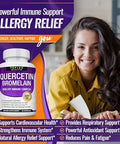 Toplux Quercetin With Bromelain And Zinc 1050Mg Advanced Immune Support Supplement Supports Antioxidant Immune System For Men Women 60 Capsules