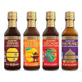 San-J - Spice of Life Variety Pack- Teriyaki, Orange Sauce, Szechuan, Thai Peanut - All Gluten Free Cooking Sauces - Non-GMO - 10 oz. Bottles - 4 Pack