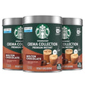 Starbucks Crema Collection Premium Instant Molten Chocolate Flavored Instant Coffee, 100% Arabica Beans, 3 Tins (7.12 Oz Each) 1.34 lb.