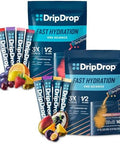 Dripdrop Hydration Electrolyte Powder Packets PiaÂ±A Colada Mango AaAa Passion Fruit Grape Fruit Punch Strawberry Lemonade Cherry 32 Count